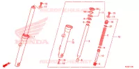 FOURCHE pour Honda CB1 125 de 2014