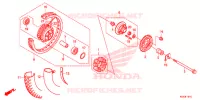 ROUE ARRIERE  pour Honda CB1 125 de 2014