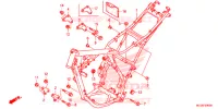 CADRE pour Honda NX4 FALCON 400 Fi de 2015