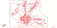 CORPS DE PAPILLON pour Honda NX4 FALCON 400 Fi de 2015