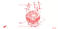 CYLINDRE pour Honda NX4 FALCON 400 Fi de 2015