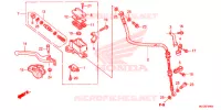 MAITRE CYLINDRE DE FREIN AVANT pour Honda NX4 FALCON 400 Fi de 2015