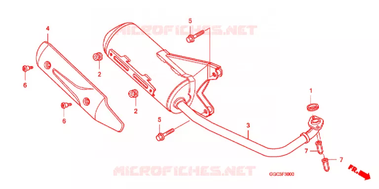 SILENCIEUX D'ECHAPPEMENT Honda SCOOTER 110 SPACY 2014  SCR1104WHE