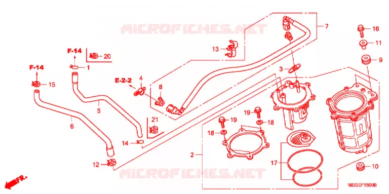 POMPE A ESSENCE Honda MOTO 750 SHADOW 2009  VT750CA9