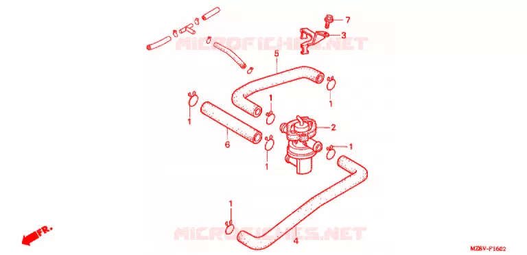 FILTRE A AIR - SOUPAPE D'AIR Honda MOTO 600 SHADOW 1999  VT600CX