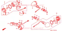 CLIGNOTANT (2) pour Honda VT SHADOW 600 de 1999