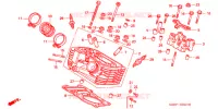 CULASSE (ARRIERE) pour Honda VT SHADOW 600 de 1999