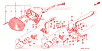 FEU ARRIERE (1) pour Honda VT SHADOW 600 de 1999