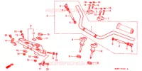 GUIDON   TE DE FOURCHE (2) pour Honda VT SHADOW 600 de 1999
