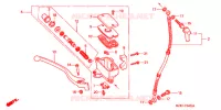 MAITRE CYLINDRE DE FREIN AVANT pour Honda VT SHADOW 600 de 1999