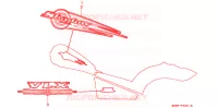 T (2) pour Honda VT SHADOW 600 de 1999