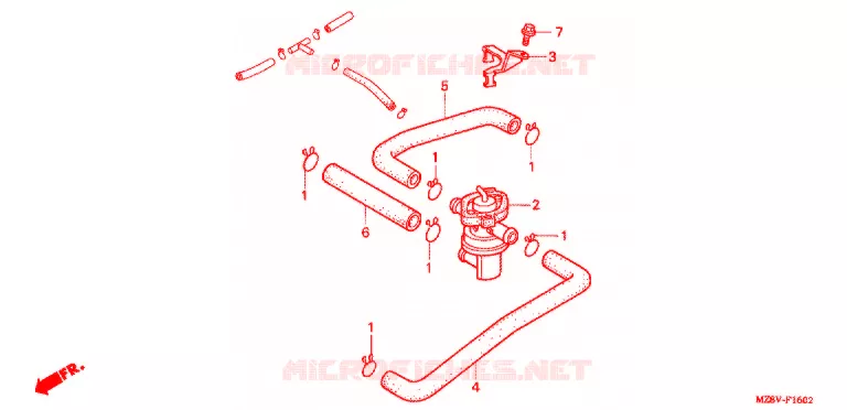 FILTRE A AIR - SOUPAPE D'AIR Honda MOTO 600 SHADOW 1999  VT600CX