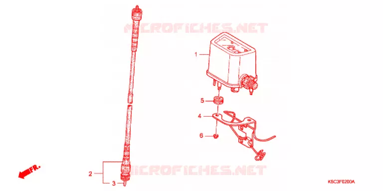 COMPTEUR Honda MOTO 250 CRF 2007  CRF250X7