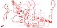 COMMODO   LEVIER   CABLE pour Honda CB 500 de 1997