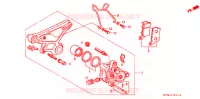 ETRIER DE FREIN ARRIERE (3) pour Honda CB 500 de 1997