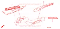 AUTOCOLLANTS (1) pour Honda CB 500 de 1997