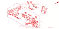 ETRIER DE FREIN ARRIERE (3) pour Honda CB 500 de 1997