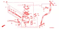 MAITRE CYLINDRE DE FREIN AVANT (2) pour Honda CB 500 de 1997