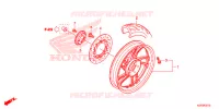ROUE ARRIERE pour Honda SH 125 ABS de 2016
