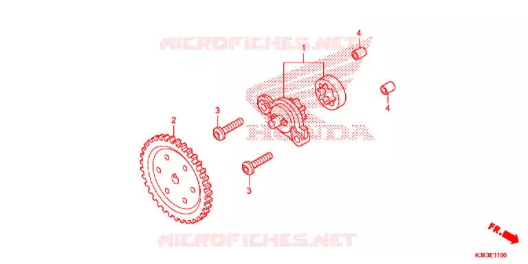 POMPE A HUILE Honda SCOOTER 150 PCX 2015  WW150G