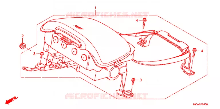MODULE AIRBAG Honda MOTO 1800 GOLD-WING 2017  GL1800G