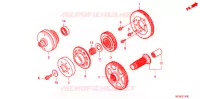 TRANSMISSION PRIMAIRE pour Honda GL 1800 GOLD WING BASE de 2016