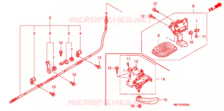 FREIN DE STATIONNEMENT Honda SCOOTER 400 SILVERWING 2009  FJS400A9