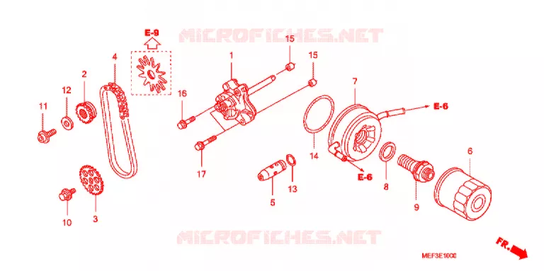 POMPE A HUILE Honda SCOOTER 400 SILVERWING 2010  FJS400A9