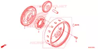 ROUE LIBRE DE DEMARREUR pour Honda CB 500 F ABS BLACK de 2014