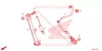 BEQUILLE pour Honda CB 500 F ABS de 2014