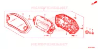 COMPTEUR pour Honda CB 500 F ABS de 2014