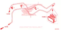 DURITE DE FREIN ARRIERE pour Honda CB 500 F ABS de 2014