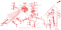 MAITRE CYLINDRE DE FREIN ARRIERE (ABS) pour Honda CB 500 F ABS de 2014