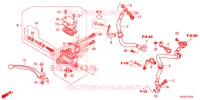 MAITRE CYLINDRE DE FREIN AVANT (ABS) pour Honda CB 500 F ABS BLACK, RED de 2014