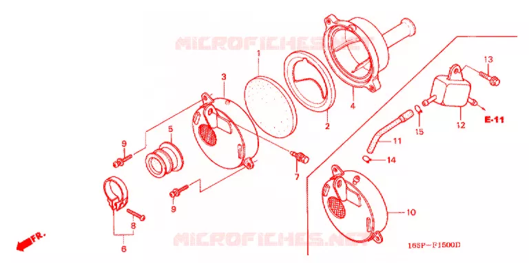 FILTRE A AIR Honda MOTO 50 MONKEY 1998  Z50JV_M