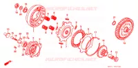 EMBRAYAGE pour Honda GORILLA 50 de 2004
