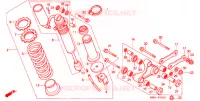 AMORTISSEUR ARRIERE (1) pour Honda CRM 250 de 1989