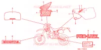T (1) pour Honda CRM 250 de 1989