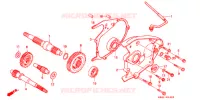 BOITE DE VITESSES pour Honda FUSION 250 de 1990