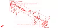 CLIGNOTANT pour Honda FUSION 250 de 1990