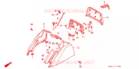 COUVERCLE DE COFFRE pour Honda FUSION 250 de 1990