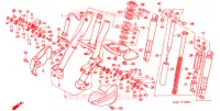 FOURCHE pour Honda FUSION 250 de 1990