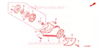 POMPE A HUILE pour Honda FUSION 250 de 1990
