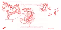 ROUE ARRIERE (2) pour Honda FUSION 250 de 1990