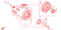 ROUE AVANT pour Honda FUSION 250 de 1990