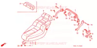 SELLE pour Honda FUSION 250 de 1990