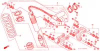 AMORTISSEUR ARRIERE pour Honda XR 200 R de 1992