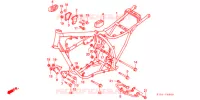 CADRE pour Honda XR 200 R de 1992