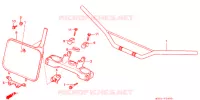 GUIDON   TE DE FOURCHE pour Honda XR 200 R de 1992