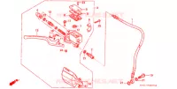 MAITRE CYLINDRE DE FREIN AVANT pour Honda XR 200 R de 1992
